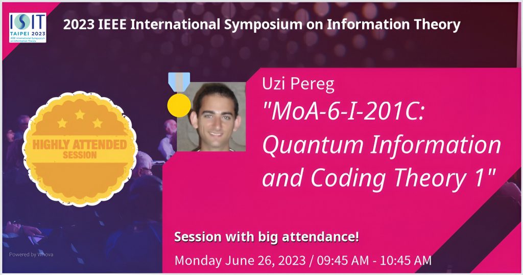 Image for 2023 International Symposium on Information Theory (ISIT 2023)