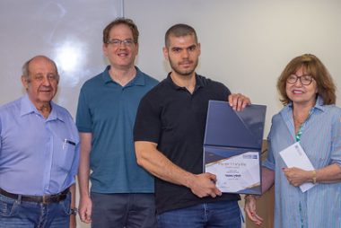 Picture 3 of Husein won the Perl Award. Congrats!